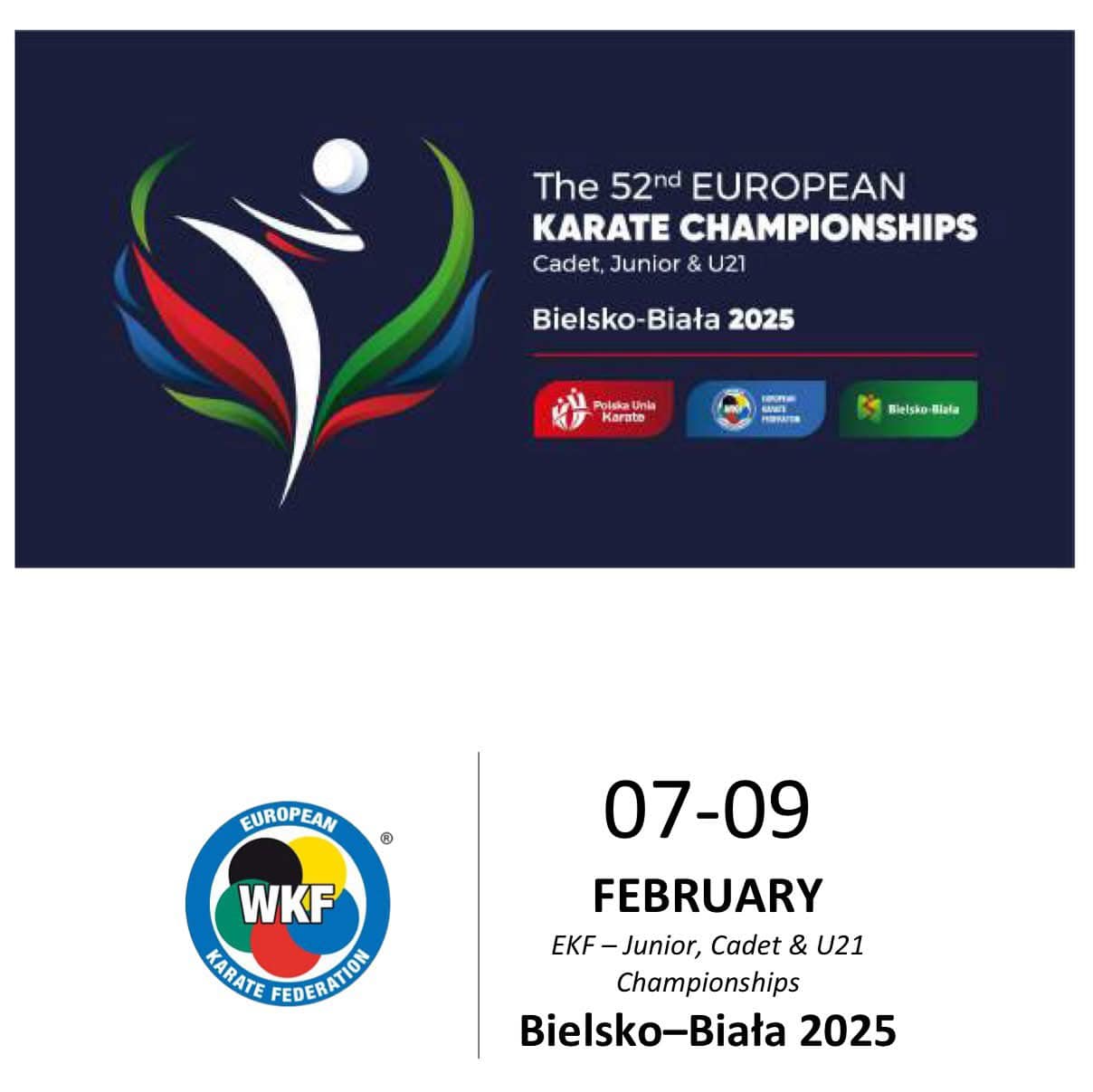 Championnat d’Europe de Karaté – Cadet/Junior/espoir